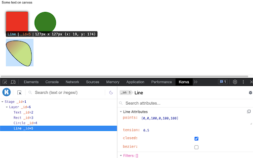 KonvaJS Devtools