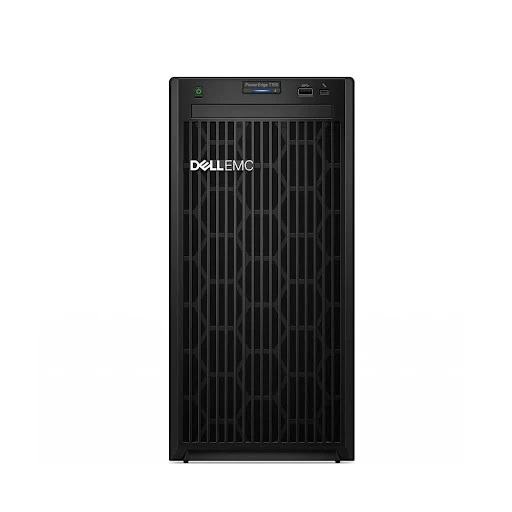 Máy chủ/ Server Dell T150 4x3.5 Cabled/No Perc: E-2314/ 8GB DDR4 UDIMM, 3200MT/ 1TB 7.2K RPM SATA Entry 3.5in Hard Drive Cabled/Embedded SATA / iDRAC9 Express/ BC5720DP 1GbE LOM/ DVDRW/ Cabled PSU 300W/ No OS/ 4 Yrs Pro (42SVRDT150-01A)