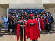 'Muvhango' throws an epic graduation ceremony for actresses Dr Lilian Dube and Dr Regina Nesengani.