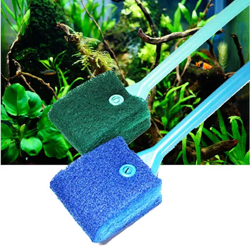 Aquarium Fish Tank Glass Plant Cleaning Brushes Floating Clean Window Algae Scraper Sponge Accessories Tools High Qualit