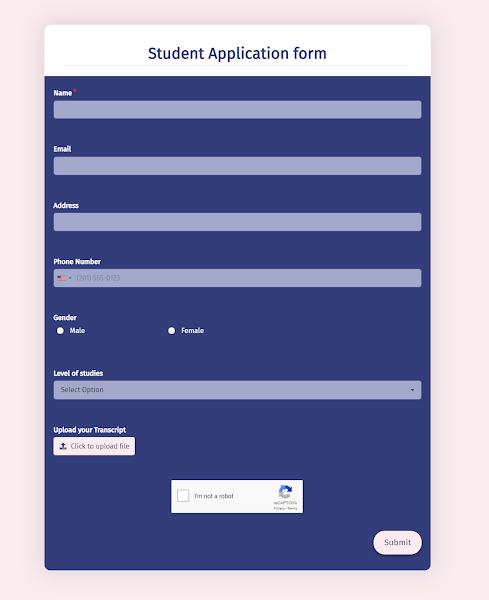 Photo & Image Upload Form Template