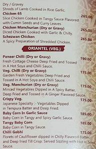 Hotel Archie Regency menu 3