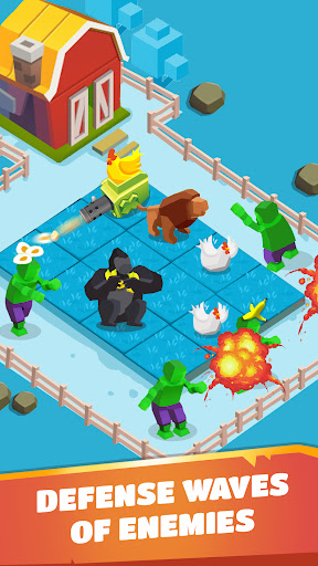 Screenshot Animal Warfare: Merge Defense