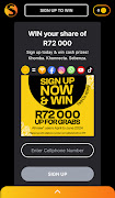 Select Sebenza in your Wi-Fi settings and enter your cellphone number to stand a chance to win some cash. 