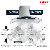 Máy Hút Mùi Kính Cong 700Mm Kaff Kf_Gb706 Tặng Bộ Lọc Than Thay Thế _ Hàng Chính Hãng