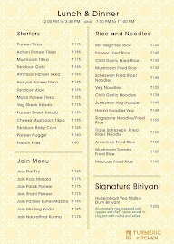 Turmeric Kitchen menu 4