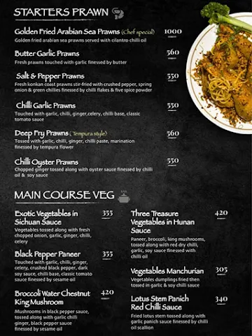 Wok Nation menu 