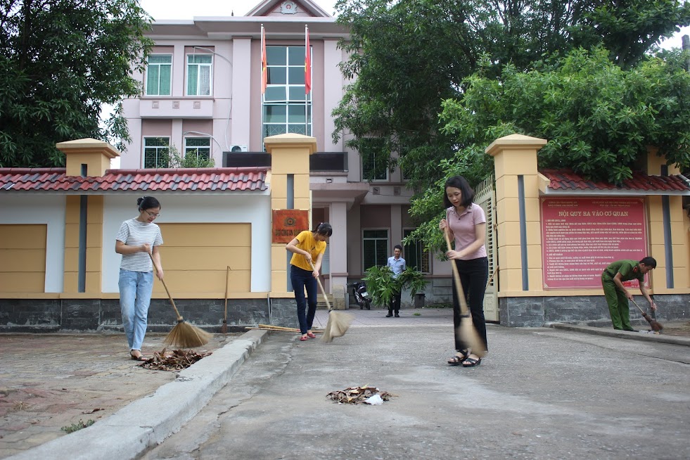 Đây là hoạt động thường xuyên của đoàn viên thanh niên Báo Công an Nghệ An