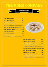 The Momo Co. menu 1