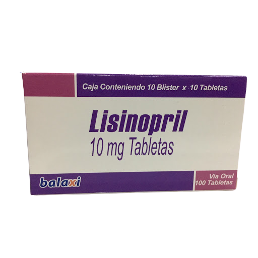 //Lisinopril 10mg Blister 10Tabletas Balaxi undefined