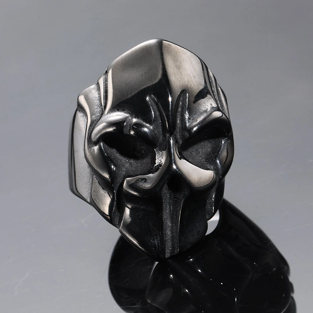 Title 1, Bague homme en acier titane, bijou de mode vint...