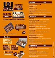 Mad Over Donuts menu 1