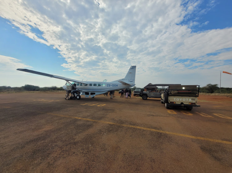A Federal Airlines flight will get you to Madikwe Game Reserve in no time.