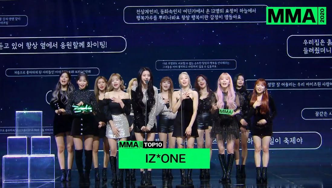 top 10 izone