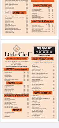 Little Chef menu 2