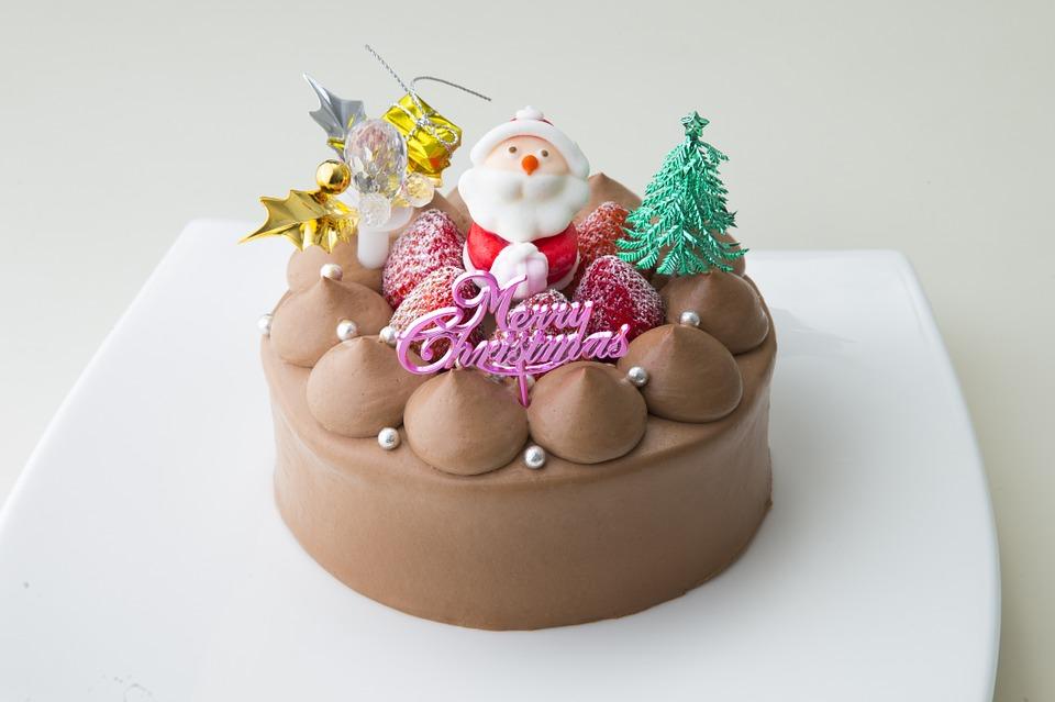 Christmas Cake, Choco, Suites, Santa Claus, Cake