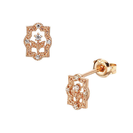 Title 1, European Style Retro Flowers and Zircon Rose Go...