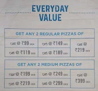 Domino's Pizza menu 1