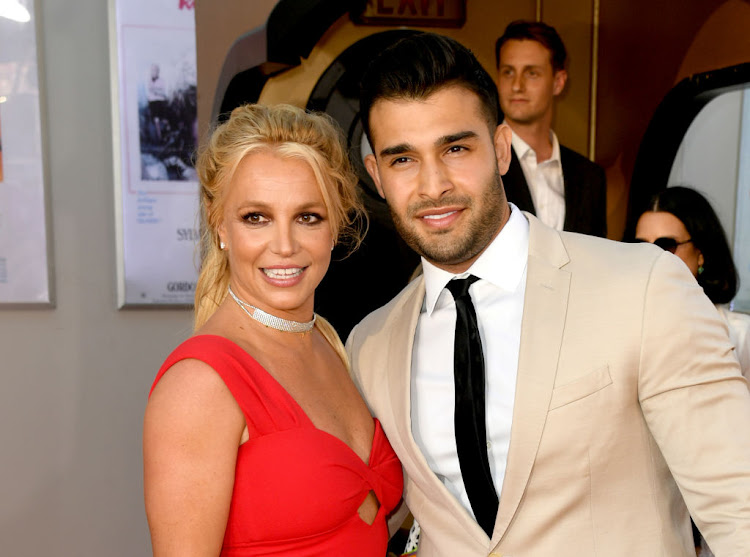 Britney Spears and long-term boyfriend, Sam Asghari.