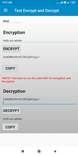 Encryption and Decryption Cryptography