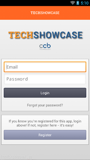 CCB TechShowcase 2015 BoothTag