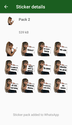 WAstickerApps Ariana Grande Stickers Memes