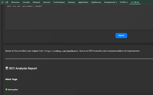 AI-DBUG screenshot 4