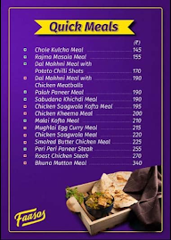 Faasos Signature Wraps & Rolls menu 6