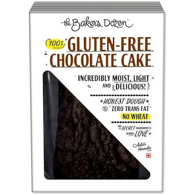 THE BAKERS DOZEN The Baker's Dozen Gluten-Free Chocolate Cake - 150 gm