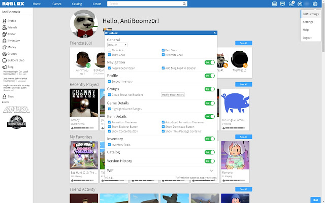 BTRoblox - Making Roblox Better