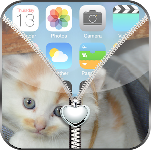 Cute White Kitty Zip Lock.apk 1.1