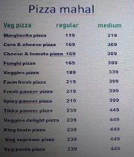 Pizza Mahal menu 1