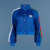 adidas × gucci cropped jacket college royal w