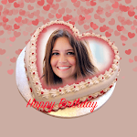 Cover Image of ダウンロード Name Photo On Birthday Cake - Birthday Photo Frame 1.0.1 APK