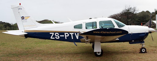 The Piper Cherokee from 43 Air School in Port Alfred which was involved in the near-miss with a Safair jet at East London airport on August 25 2021.