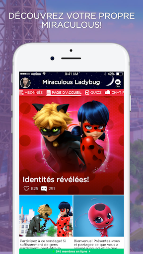 Télécharger Miraculous Ladybug Amino en Français APK MOD (Astuce) screenshots 1