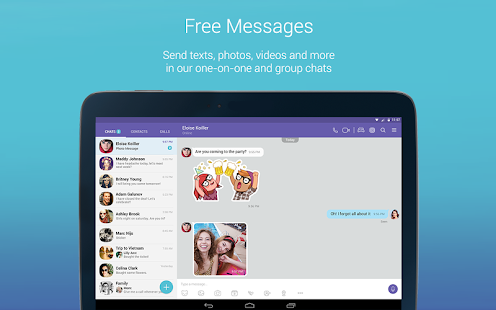  Viber Messenger- 스크린샷 미리보기 이미지  