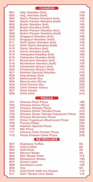 Kashish Restaurant & Caterers menu 1