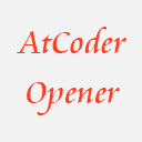 AtCoder Opener chrome extension