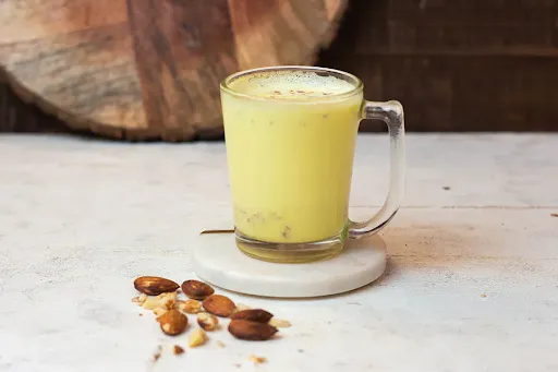 Hot Kesar Badam Milk