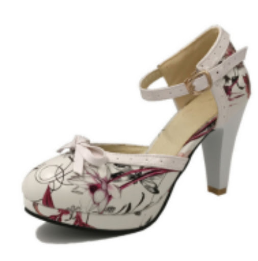 Title 1, Womens Belt Buckle High Heel Baotoe Shoes, sty...