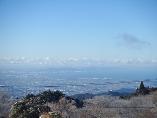 渥美半島と山並み