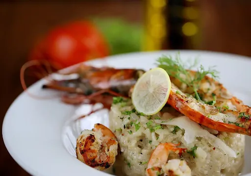 Italian Rice With Mixed Seafood