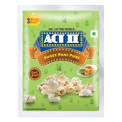 Act Ii Popcorn - Sweet Pani Puri - 59 gm