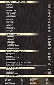 Delhi Eatz menu 1