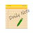 Daily note: notepad icon