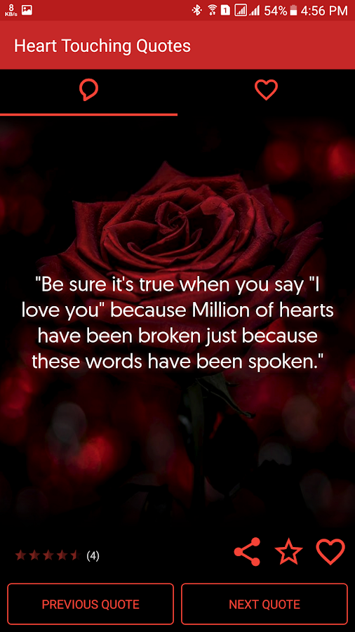 heart touching quotes screenshot - Heart Touching Quotes