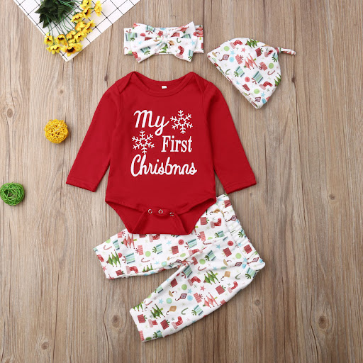 Title 5, Christmas childrens gift set printed, three-pi...