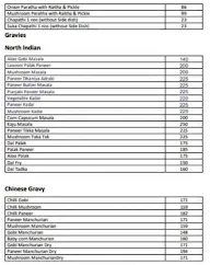 Roti Rasoi menu 2