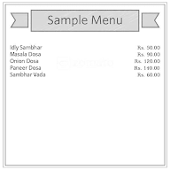 South Indian Food Court menu 2